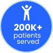 200K+ Patient Served