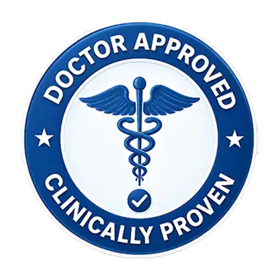 US-licensed physician review badge