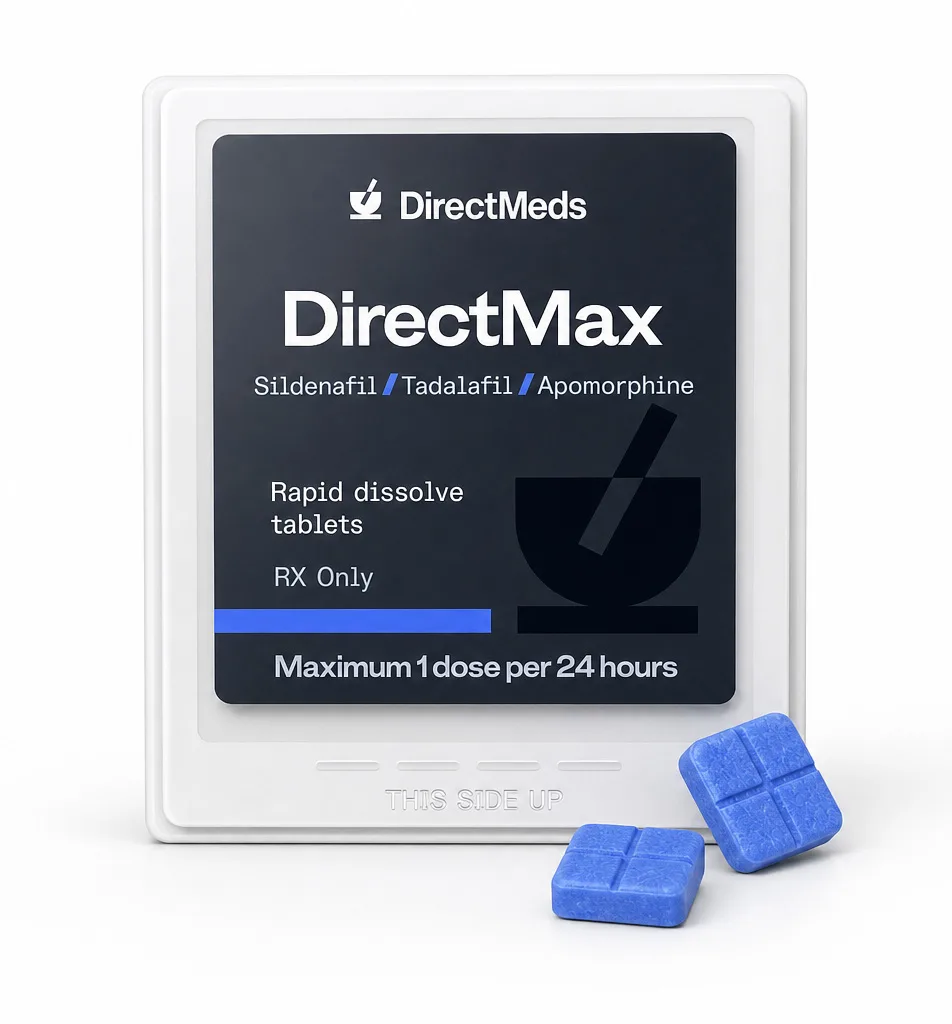 DirectMax rapid-dissolve tablets product pack